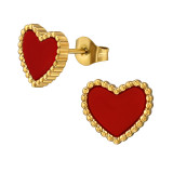 Heart - 316L Surgical Grade Stainless Steel Stainless Steel Ear studs SD49472