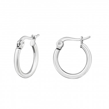 Round - 316L Surgical Grade Stainless Steel Stainless Steel Earrings SD28548