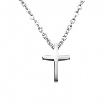 Cross - 316L Surgical Grade Stainless Steel Stainless Steel Necklace SD30032