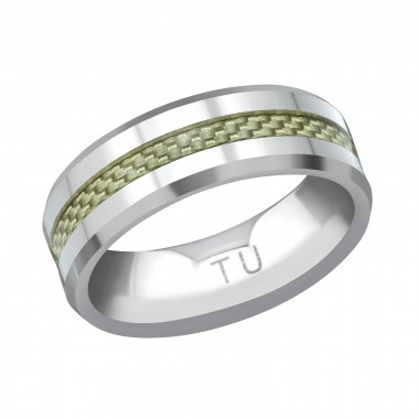 Tungsten Line Ring - Tungsten Titanium Rings SD38566